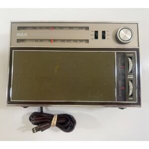 RCA RZM178T Charcoal Brown Made In Japan TESTED WORKS w/ AC & DC Power